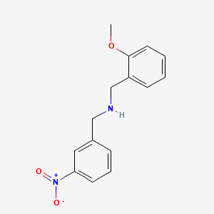 molecular formula C15H16N2O3 B3052491 (2-Methoxybenzyl)(3-nitrobenzyl)amine CAS No. 418790-82-6