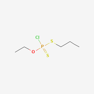 molecular formula C5H12ClOPS2 B3052510 O-Ethyl S-propyl chlorodithiophosphate CAS No. 42069-01-2