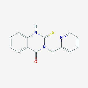 3-(pyridin-2-ylmethyl)-2-thioxo-2,3-dihydroquinazolin-4(1H)-one