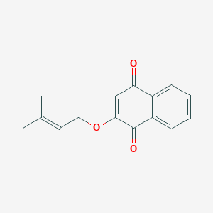 2-[(3-Methylbut-2-en-1-yl)oxy]naphthalene-1,4-dione