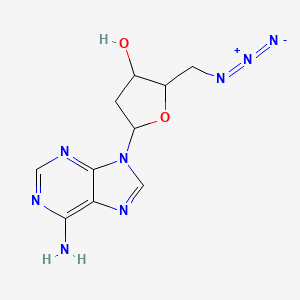 5-(6-Aminopurin-9-yl)-2-(azidomethyl)oxolan-3-ol
