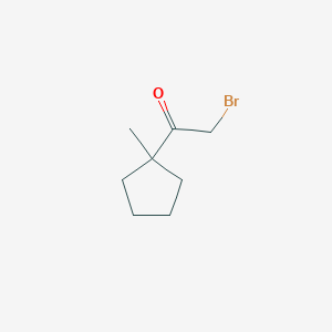 2-Bromo-1-(1-methylcyclopentyl)ethanone