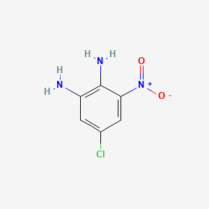 molecular formula C6H6ClN3O2 B3052559 1,2-Benzenediamine, 5-chloro-3-nitro- CAS No. 42389-30-0