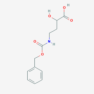 molecular formula C12H15NO5 B3052569 4-{[(Benzyloxy)carbonyl]amino}-2-hydroxybutanoic acid CAS No. 42491-77-0
