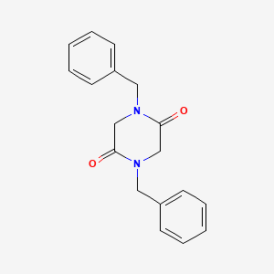 molecular formula C18H18N2O2 B3052571 1,4-Dibenzylpiperazine-2,5-dione CAS No. 42492-87-5