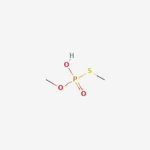 molecular formula C2H7O3PS B3052590 Phosphorothioic acid, O,S-dimethyl ester CAS No. 42576-53-4