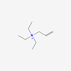 molecular formula C9H20N+ B3052595 Triethyl(prop-2-enyl)azanium CAS No. 42729-68-0