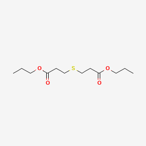 molecular formula C12H22O4S B3052597 Dipropyl 3,3'-sulfanediyldipropanoate CAS No. 4275-35-8