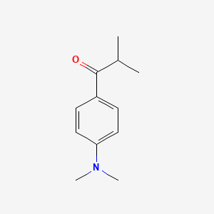 molecular formula C12H17NO B3052602 1-(4-(Dimethylamino)phenyl)-2-methylpropan-1-one CAS No. 4278-79-9