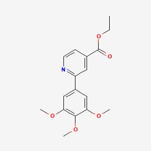 Ethyl 2-(3,4,5-trimethoxyphenyl)pyridine-4-carboxylate