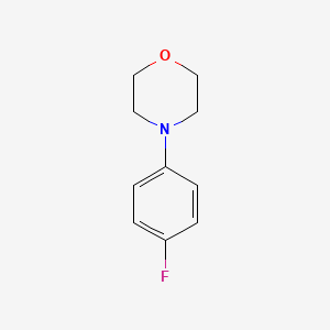 molecular formula C10H12FNO B3052612 4-(4-Fluoro-phenyl)-morpholine CAS No. 4280-40-4