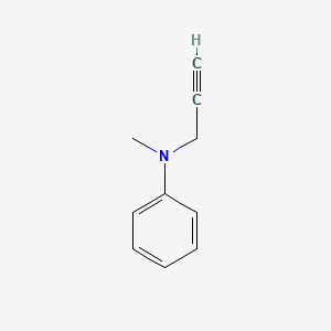 molecular formula C10H11N B3052614 N-methyl-N-(prop-2-yn-1-yl)aniline CAS No. 4282-82-0