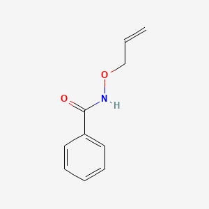 molecular formula C10H11NO2 B3052615 N-Benzoyl-O-allylhydroxylamine CAS No. 42832-36-0