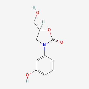 5-Hydroxymethyl-3-(m-hydroxyphenyl)-2-oxazolidinone