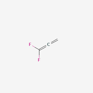 molecular formula C3H2F2 B3052631 1,2-丙二烯，1,1-二氟- CAS No. 430-64-8