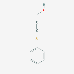 B3052633 2-Propyn-1-ol, 3-(dimethylphenylsilyl)- CAS No. 43019-63-2