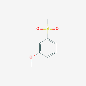 molecular formula C8H10O3S B3052635 1-甲氧基-3-(甲磺酰基)苯 CAS No. 43032-67-3