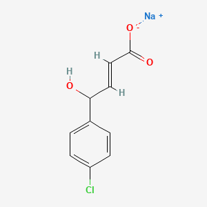 molecular formula C10H8ClNaO3 B3052637 氯化钠 CAS No. 430440-66-7