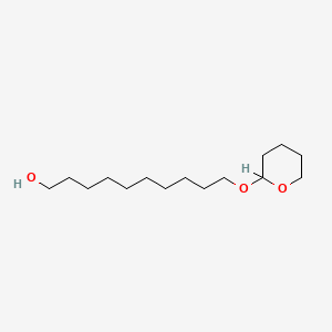 molecular formula C15H30O3 B3052639 1-Decanol, 10-[(tetrahydro-2H-pyran-2-yl)oxy]- CAS No. 43047-93-4