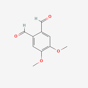 molecular formula C10H10O4 B3052640 4,5-二甲氧基邻苯二甲醛 CAS No. 43073-12-7