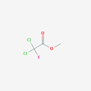 molecular formula C3H3Cl2FO2 B3052645 Methyl dichloro(fluoro)acetate CAS No. 431-44-7
