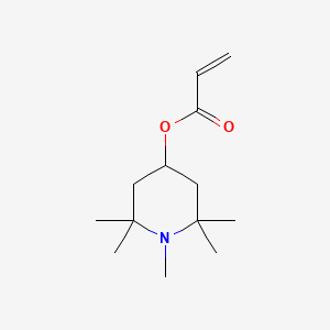 molecular formula C13H23NO2 B3052652 2-Propenoic acid, 1,2,2,6,6-pentamethyl-4-piperidinyl ester CAS No. 43224-02-8