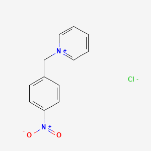 molecular formula C12H11ClN2O2 B3052654 1-[(4-Nitrophenyl)methyl]pyridin-1-ium chloride CAS No. 4329-72-0
