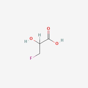 molecular formula C3H5FO3 B3052655 3-Fluoro-2-hydroxypropanoic acid CAS No. 433-47-6