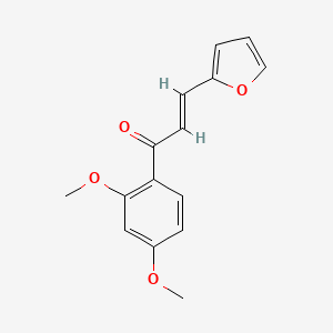 (2E)-1-(2,4-dimethoxyphenyl)-3-(furan-2-yl)prop-2-en-1-one