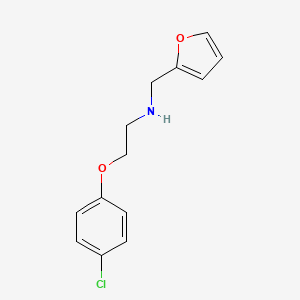2-(4-chlorophenoxy)-N-(2-furylmethyl)ethanamine