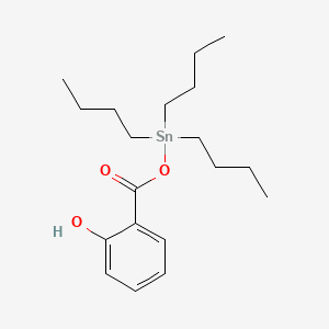 molecular formula C19H32O3Sn B3052667 Tributyltin salicylate CAS No. 4342-30-7