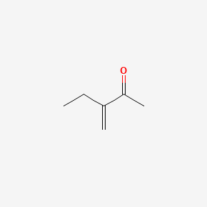 molecular formula C6H10O B3052680 3-Buten-2-one, 3-ethyl- CAS No. 4359-77-7