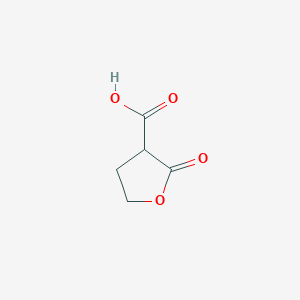 molecular formula C5H6O4 B3052683 2-Oxooxolane-3-carboxylic acid CAS No. 4360-91-2
