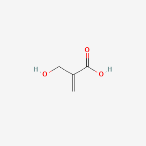 molecular formula C4H6O3 B3052688 2-(Hydroxymethyl)acrylic acid CAS No. 4370-80-3