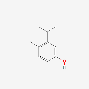 molecular formula C10H14O B3052693 Phenol, 4-methyl-3-(1-methylethyl)- CAS No. 4371-46-4