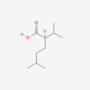 molecular formula C10H20O2 B3052700 2-Isopropyl-5-methylhexanoic acid CAS No. 4384-07-0