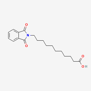 molecular formula C19H25NO4 B3052711 11-(1,3-dioxoisoindol-2-yl)undecanoic Acid CAS No. 4403-42-3