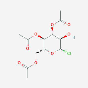 (2R,3R,4R,5R,6S)-2-(Acetoxymethyl)-6-chloro-5-hydroxytetrahydro-2H-pyran-3,4-diyl diacetate