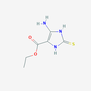 ethyl 5-amino-2-thioxo-2,3-dihydro-1H-imidazole-4-carboxylate