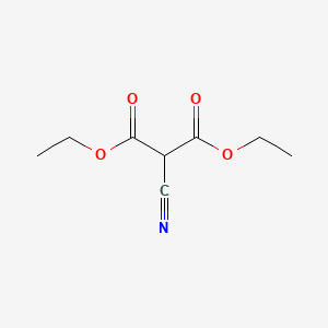 molecular formula C8H11NO4 B3052774 Diethyl cyanopropanedioate CAS No. 4513-67-1