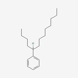 molecular formula C19H32 B3052783 Benzene, (1-butylnonyl)- CAS No. 4534-50-3
