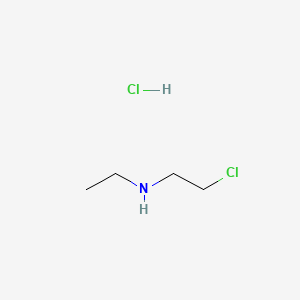 molecular formula C4H11Cl2N B3052791 N-Ethyl-N-(2-chloroethyl)amine hydrochloride CAS No. 4535-87-9