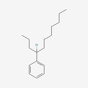 molecular formula C17H28 B3052794 Benzene, (1-propyloctyl)- CAS No. 4536-86-1