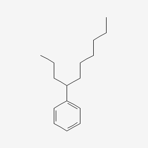 molecular formula C16H26 B3052798 Benzene, (1-propylheptyl)- CAS No. 4537-12-6