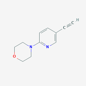 Morpholine, 4-(5-ethynyl-2-pyridinyl)-