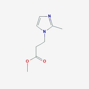 molecular formula C8H12N2O2 B3052816 methyl 3-(2-methyl-1H-imidazol-1-yl)propanoate CAS No. 457957-92-5