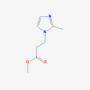 molecular formula C8H12N2O2 B3052816 3-(2-甲基-1H-咪唑-1-基)丙酸甲酯 CAS No. 457957-92-5