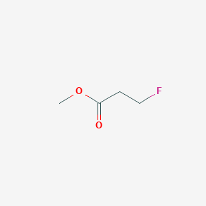 molecular formula C4H7FO2 B3052819 Methyl 3-fluoropropanoate CAS No. 459-70-1