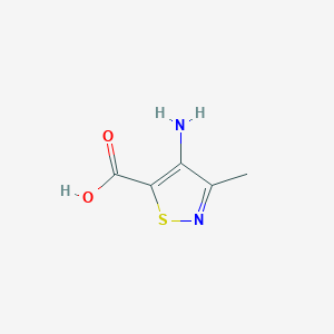 4-Amino-3-methylisothiazole-5-carboxylic acid