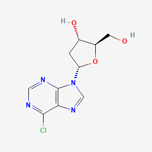 9H-Purine, 6-chloro-9-(2-deoxy-b-D-erythro-pentofuranosyl)-